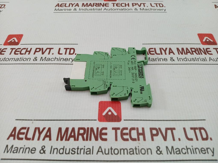 Lot Of 3X Relay Base Plc-bsp-24Dc/21 2961105 Phoenix Contact 24V Dc