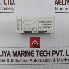 Lot Of 3X Relequick Smb30D11T Standard Base Short Terminal Relay 10A/300V