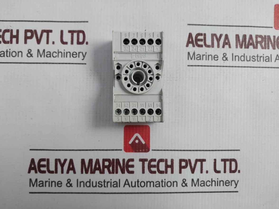 Lot Of 3X Relpol Pz-11 Relay Socket 10A/250Vac