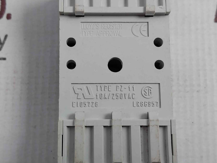 Lot Of 3X Relpol Pz-11 Relay Socket 10A/250Vac