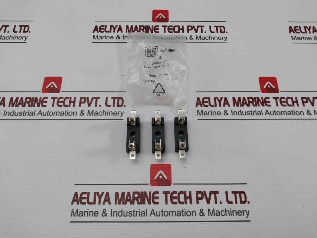 Lot Of 3X Rs 213-7564 Bulgin Fuse Holder 13A 250V Open Base 1.25”