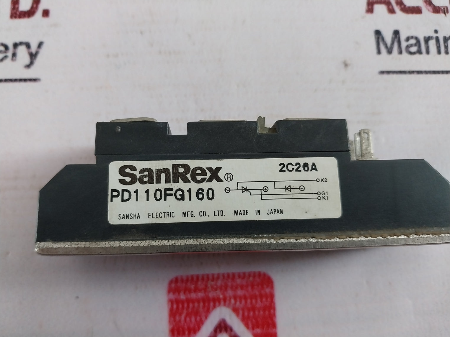 Lot Of 3X Sanrex Pd110Fg160 Power Module