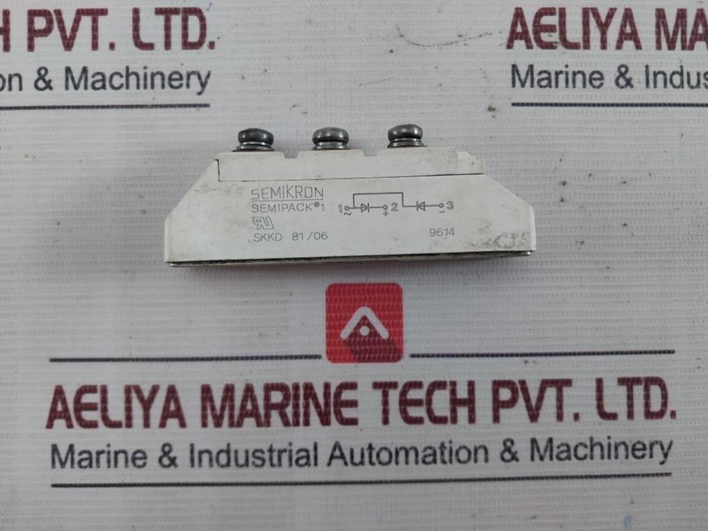 Lot of 3X Semikron SKKD 81/06 Diode Module Semipack 1
