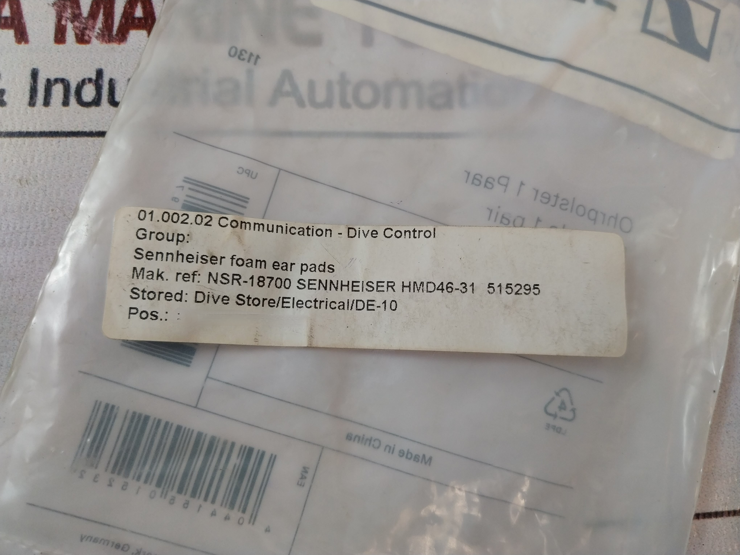 Lot Of 3X Sennheiser 515295 Spare Earpads For Hmd46 Headset 615104 123397 Nsr-18