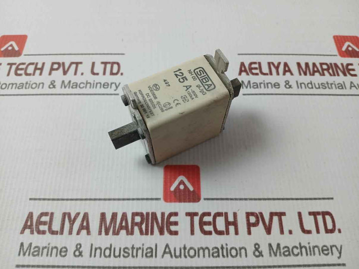 Lot Of 3X Siba Nh 00 125A Industrial Fuse Dc 220/25 500V