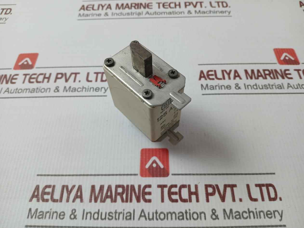 Lot Of 3X Siba Nh 00 125A Industrial Fuse Dc 220/25 500V