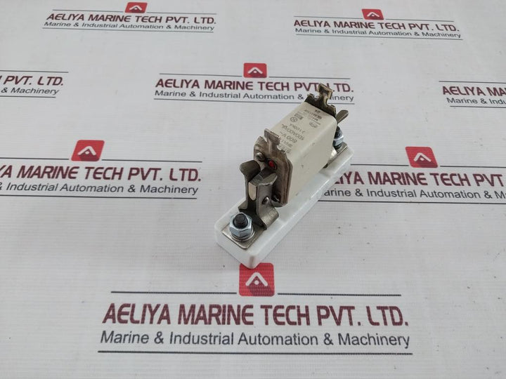 Lot of 3X SIEMENS 3NA1 021 Sitor Fuse Link With Blade Contact Base Holder
