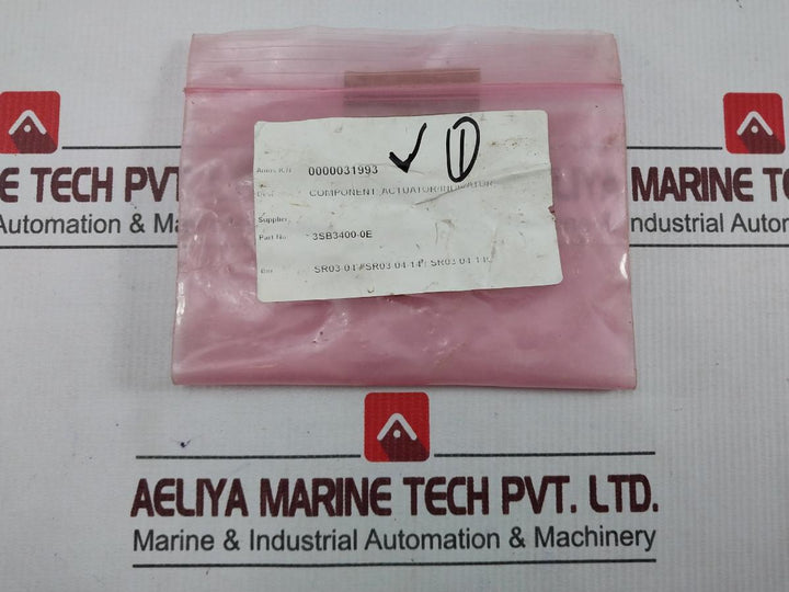 Lot of 3X Siemens 3SB3400-0E Component Actuator 400V AC12 10A