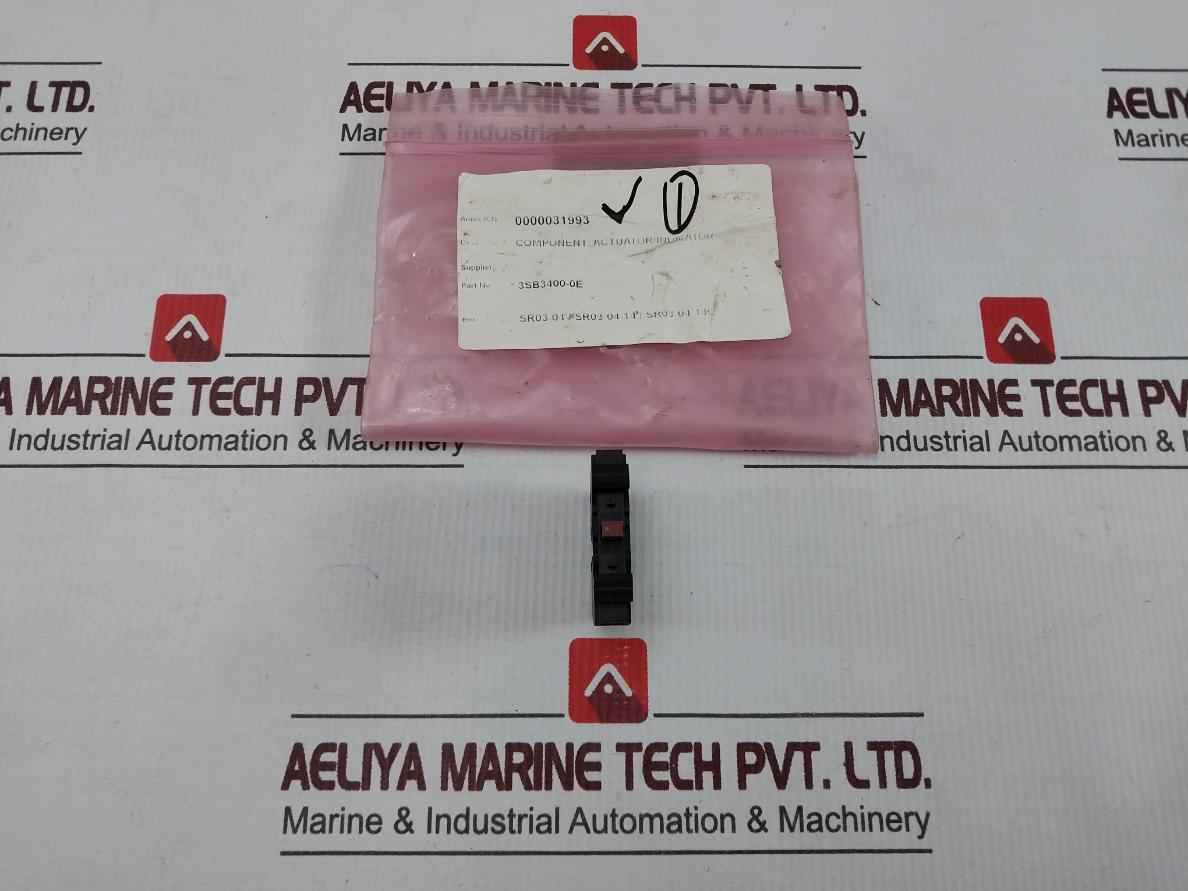 Lot Of 3X Siemens 3Sb3400-0E Component Actuator 400V Ac12 10A