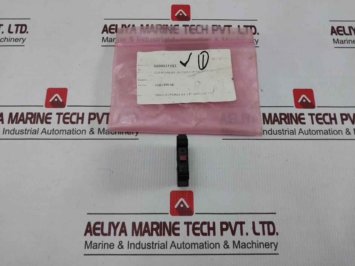 Lot of 3X Siemens 3SB3400-0E Component Actuator 400V AC12 10A