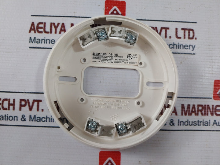 Lot of 3X Siemens DB-11E Automatic Fire Detector Base For Use With S-2378