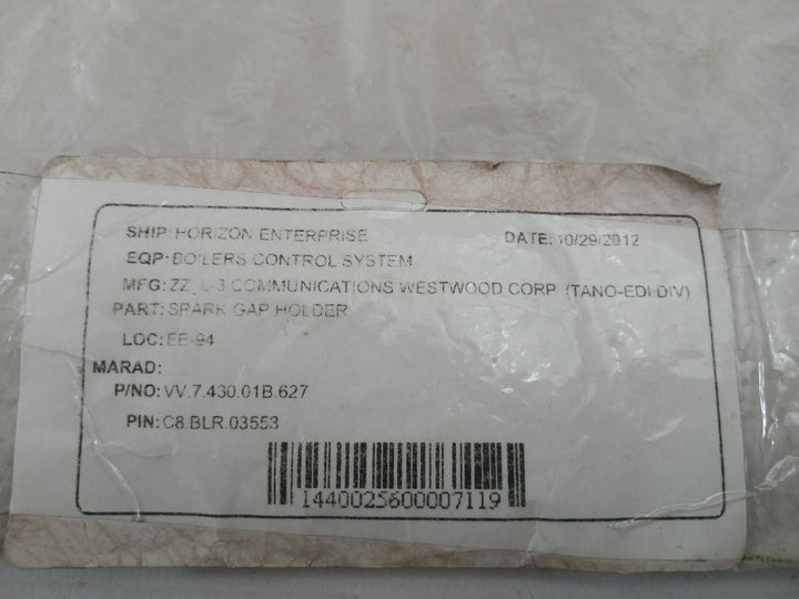 Lot Of 3X Spark Gap Holder For Boiler Control System Vv.7.430.01B.627 Bussmann