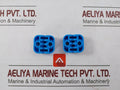 Lot of 3X SWAGELOK 30128629 Bolted Plastic Clamp Tube Support 304-SI-PP-4T