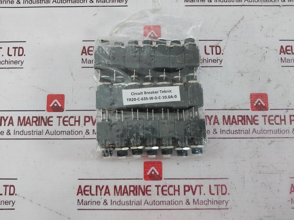 Lot Of 3X Teknic Tr20-c-63S-w-0-c-10.0A-0 Circuit Breaker 10.0A