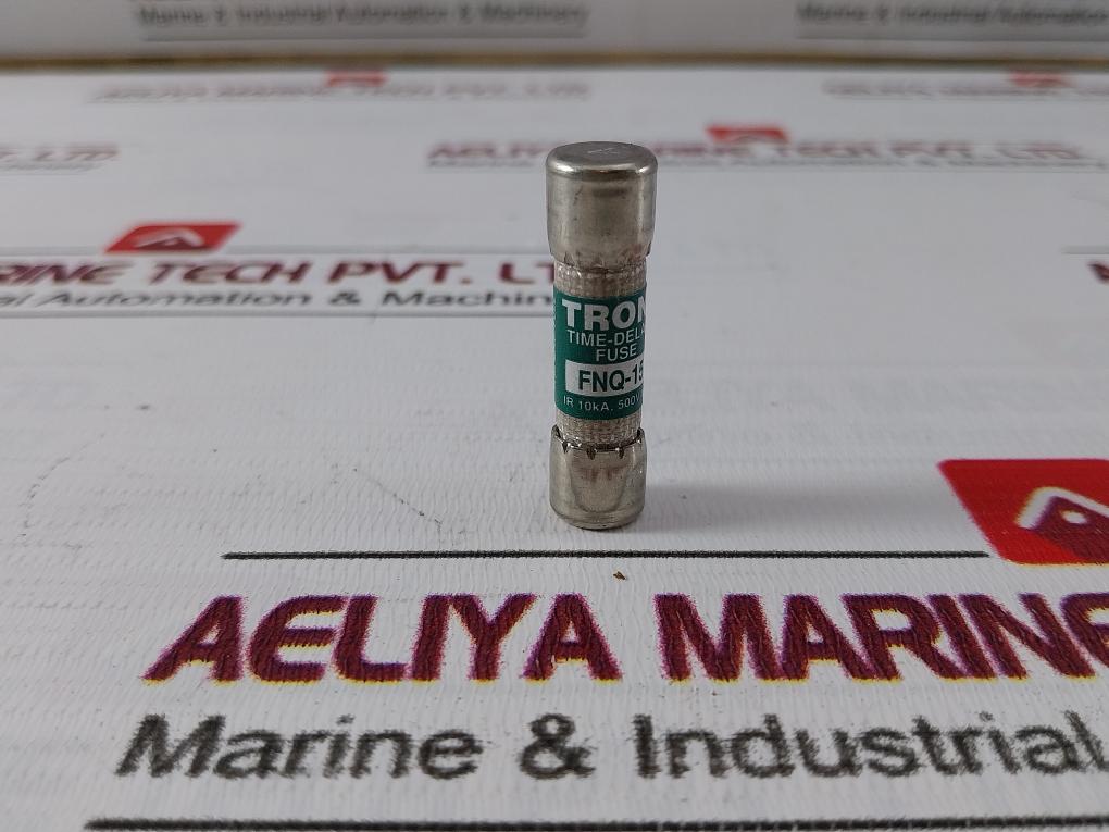 Lot Of 3X Tron Fnq-15 Time-delay Fuse 10Ka