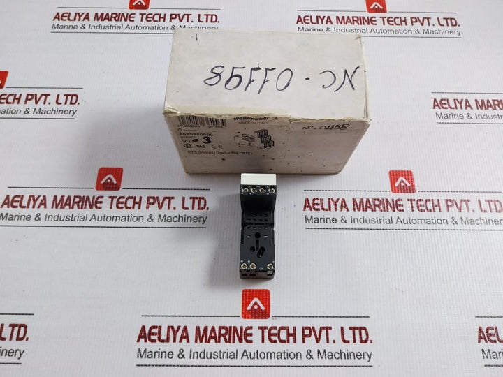 Lot Of 3X Weidmuller 12A 300Vac Scm 4Co Screw Terminal Relay Base 8690900000