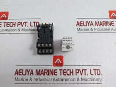 Lot Of 3X Weidmuller Power Relay With Socket Base 24 Vdc Drm570024Lt Au