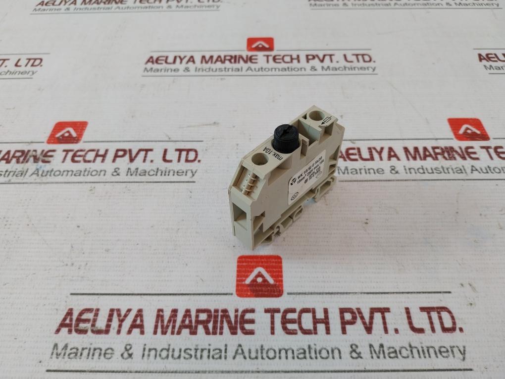 Lot Of 3X Wieland Wk 10/Si U Fuse Terminal Block Ap 10 Si, 10Mm2 250V 10A 600V