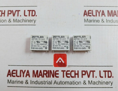 Lot Of 3X Zettler Miniature Power Relay 20A 250Vac Part No Az725-1A-24D