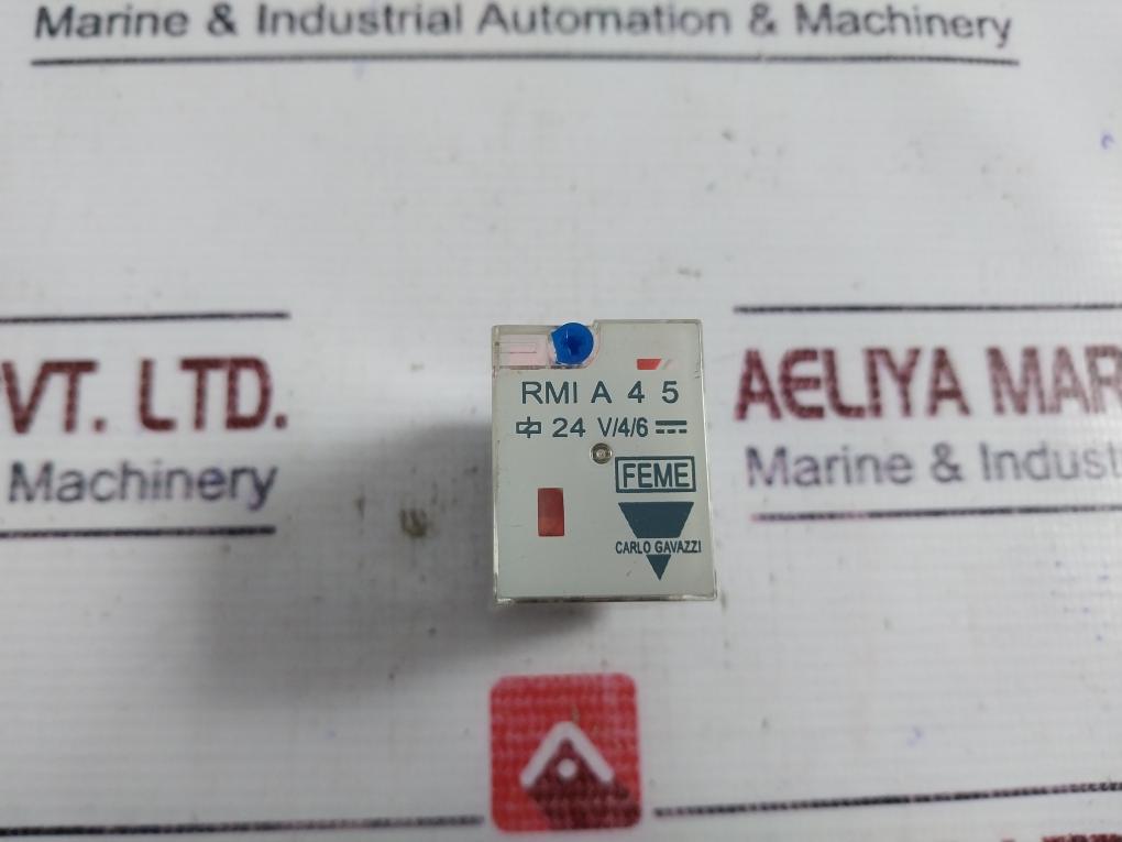 Lot Of 3x Carlo Gavazzi Rmi A 4 5 Midi Industrial Relay 24 V