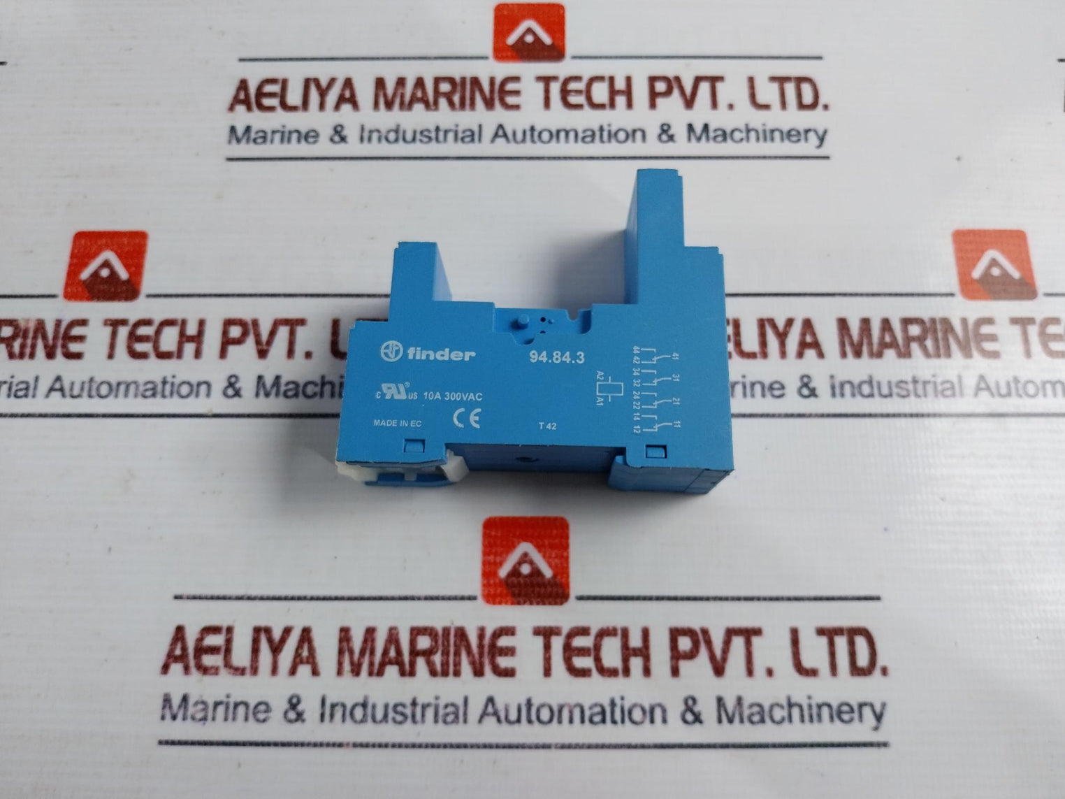 Lot Of 3x Finder 94.84.3 Pin 250v Ac Din Rail, Panel Mount Relay Socket