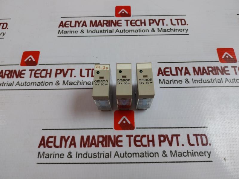 Lot of 3X OMRON G2R-2-SN(S) Relay 24V DC 120V AC 5A 250V AC
