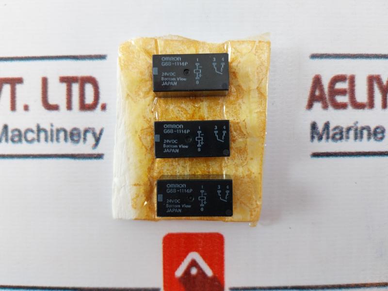 Lot Of 3x Omron G6b-1114p Auxiliary Relay 24vdc 216100-0226