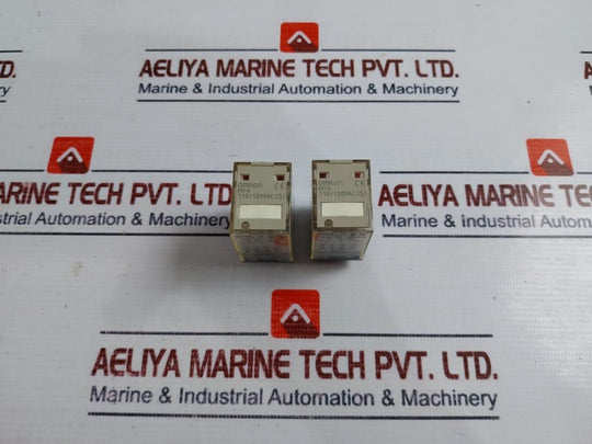 Lot of 3X Omron MY4 Relay 110/120VAC