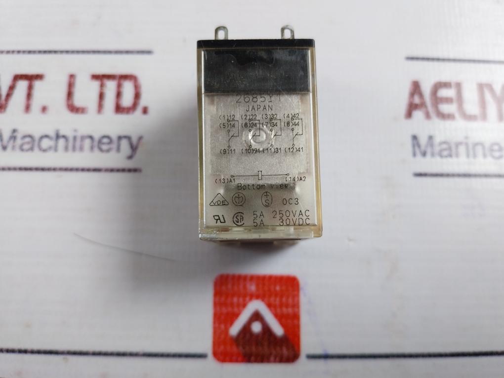 Lot of 3X Omron MY4 Relay 110/120VAC