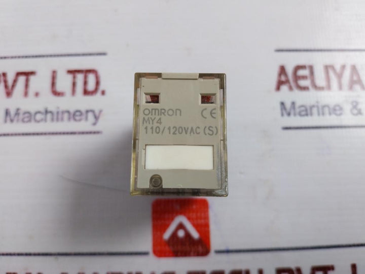 Lot of 3X Omron MY4 Relay 110/120VAC