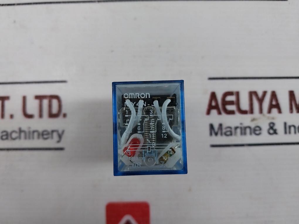 Lot Of 3x Omron My4n-j General Purpose Relay 3a 250vac~