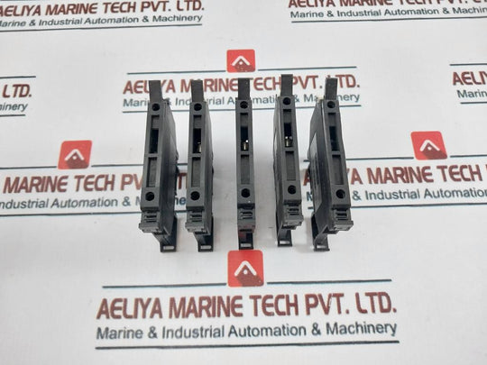 Lot of 3X Phoenix Contact UK5 HESI Fuse Modular Terminal Block Max 6,3A 800V