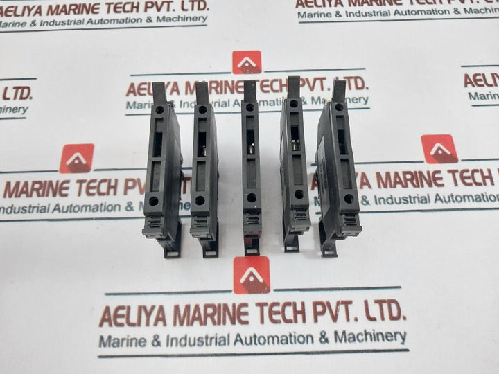 Lot of 3X Phoenix Contact UK5 HESI Fuse Modular Terminal Block Max 6,3A 800V