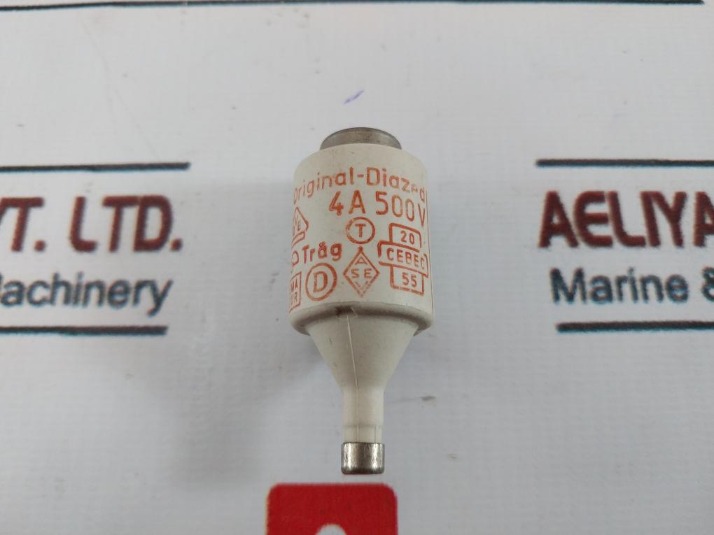 Lot Of 3x Siemens 4a 500v Original-diazed Melting Inserts Bottle Fuse