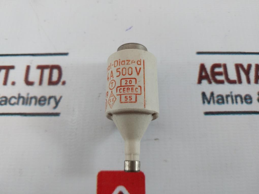 Lot Of 3x Siemens 4a 500v Original-diazed Melting Inserts Bottle Fuse