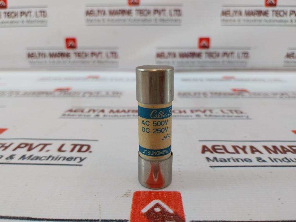 Lot of 3X Utsunomiya electric Cello-lite fuse AC 500V DC 250V