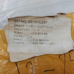 Lot Of 49X Liebherr 12-25 Cable Lugs