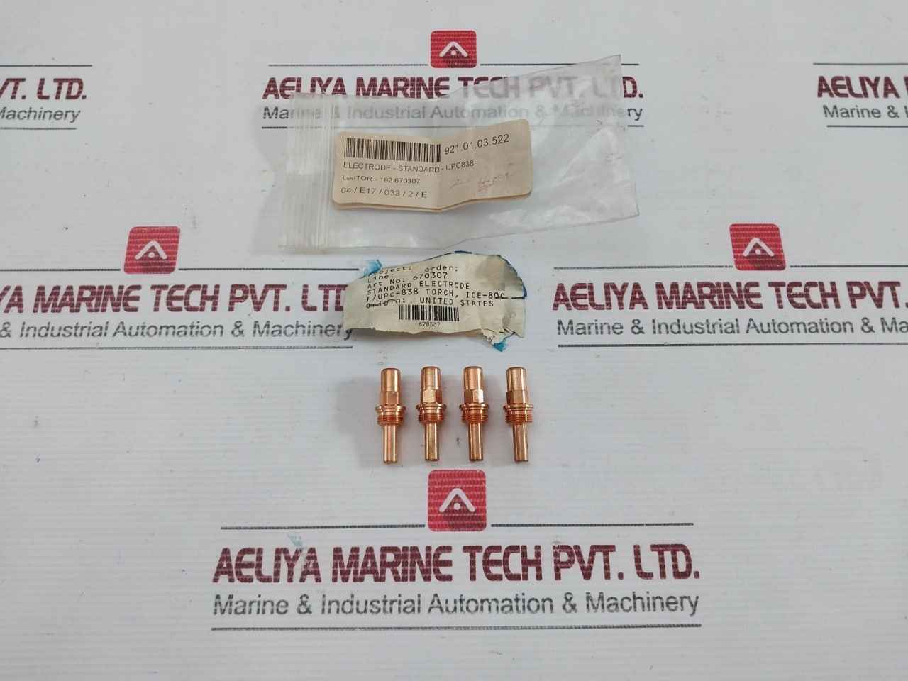 Lot Of 4X 192 670307 Extended Electrodes Unitor