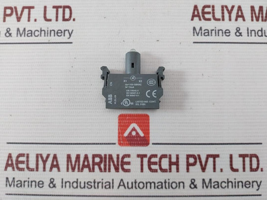 Lot of 4X ABB MLBL-04G Integrated LED Block 110-130VAC 10MA