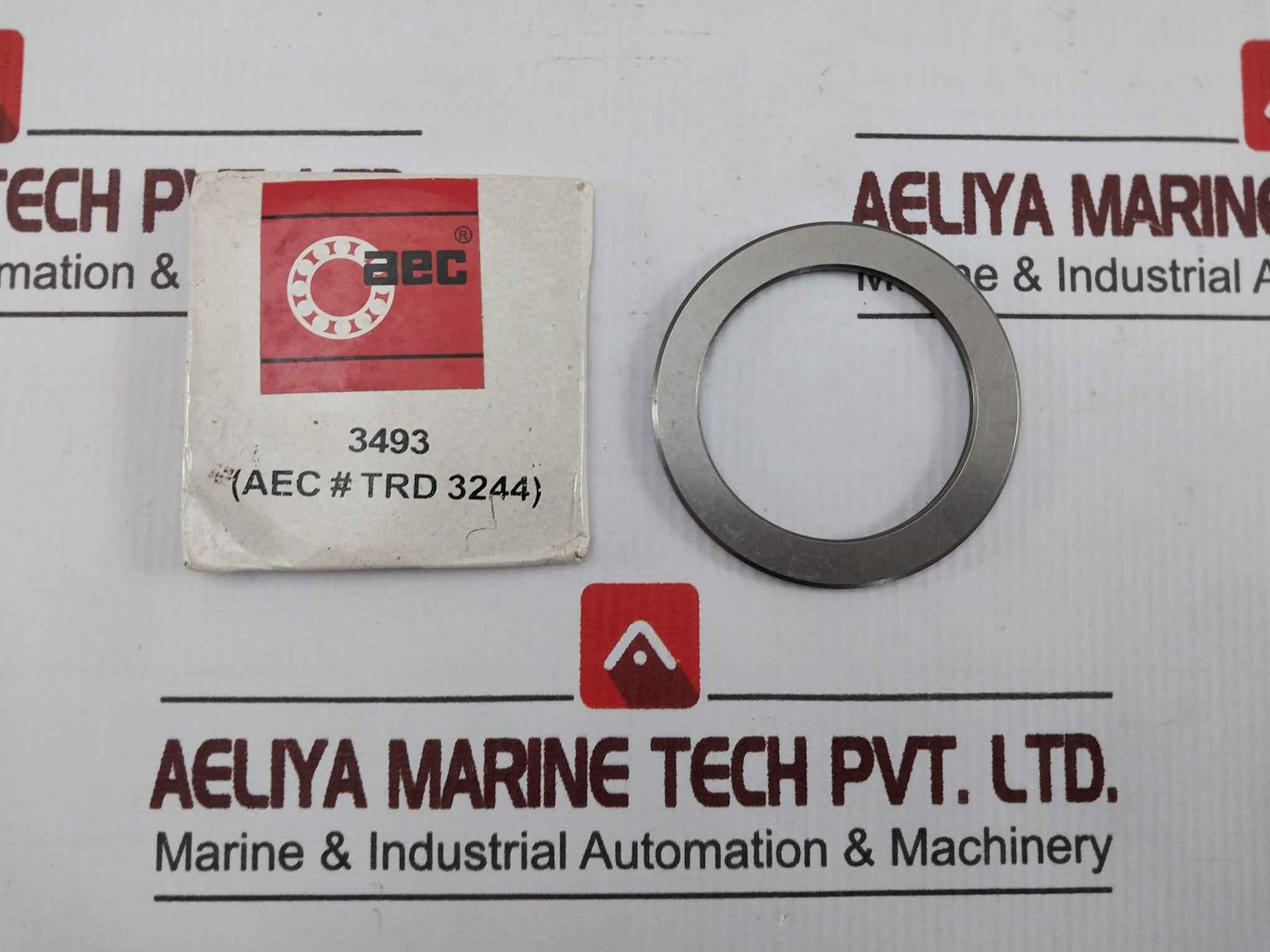 Lot Of 4X Aec 3493 Thrust Roller Bearing Washer Race 2-1/2