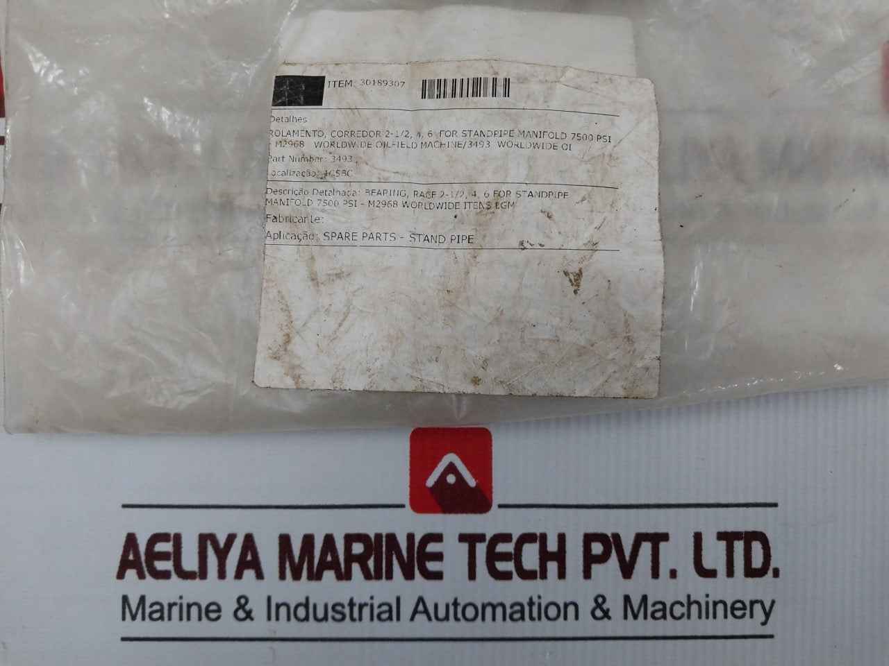 Lot Of 4X Aec 3493 Thrust Roller Bearing Washer Race 2-1/2