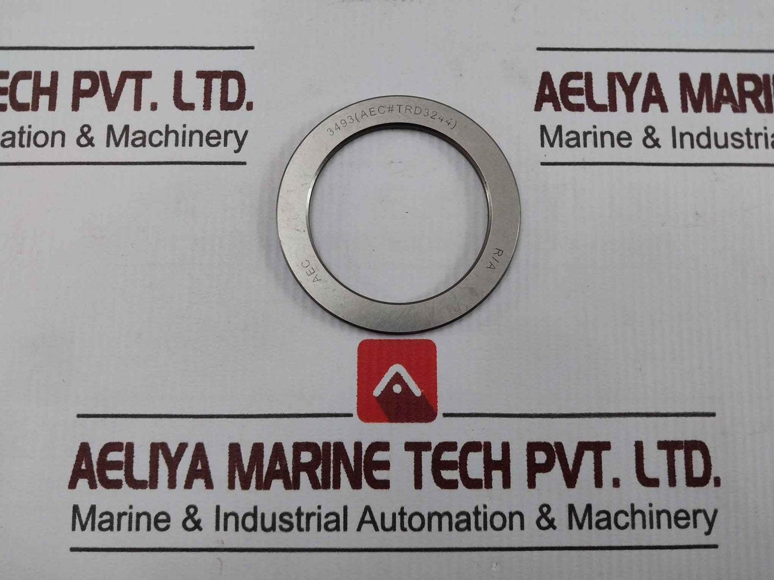 Lot Of 4X Aec 3493 Thrust Roller Bearing Washer Race 2-1/2