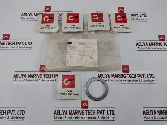 Lot of 4X AEC 3493 Thrust Roller Bearing Washer RACE 2-1/2