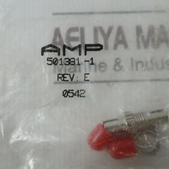 Lot of 4X AMP 501381-1 Fiber Optic Cable Adapter Connector REV-E