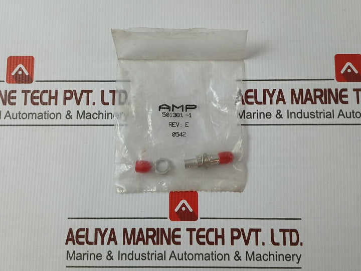 Lot of 4X AMP 501381-1 Fiber Optic Cable Adapter Connector REV-E