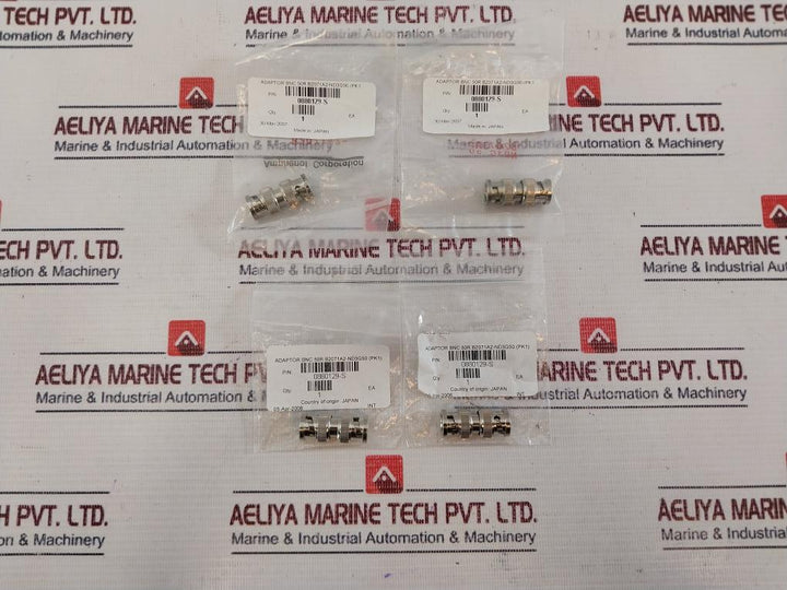 Lot of 4X Amphenol 0880129-S Adaptor BNC 50R B2071A2-ND3G50 (PK1)