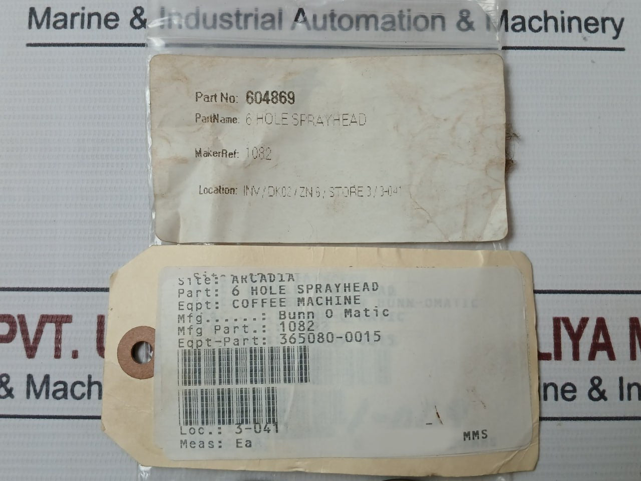 Lot Of 4X Bunn O Matic 1082 6-hole Spray Head For Coffee Machine