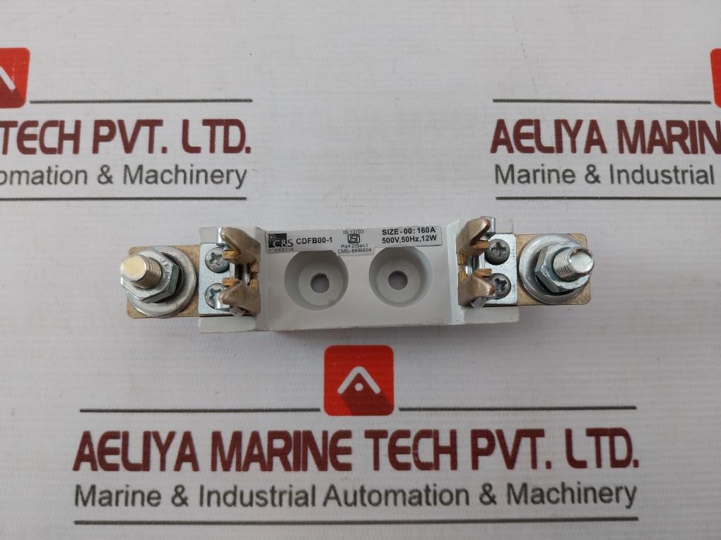 Lot Of 4X C&S Electric Cdfb00-1 Hrc Fuse Base 160A 500V, 50Hz, 12W Cm/L-8496604