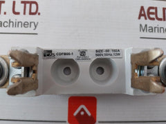 Lot of 4X C&S Electric CDFB00-1 HRC Fuse Base 160A 500V, 50HZ, 12W CM/L-8496604