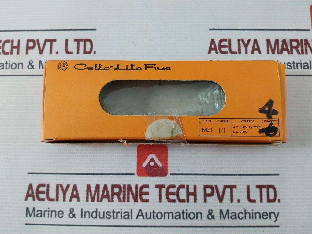 Lot Of 4X Cello-lite Fuse Nc1 Fuse Ac500V Dc250V 10A 1A-30A